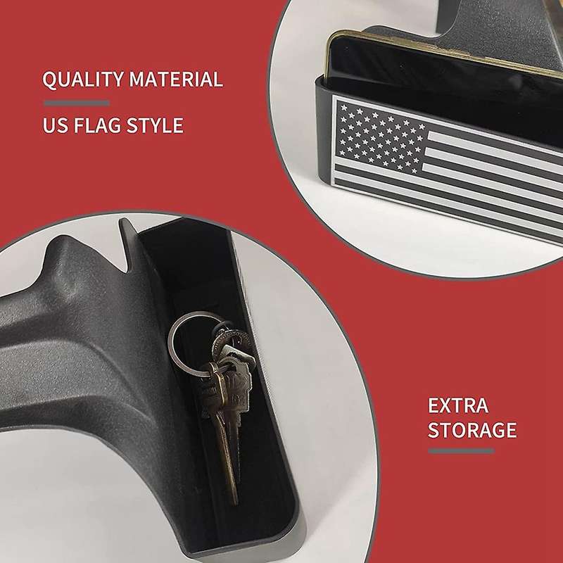 Gear Tray for Jeep Wrangler Jl Gladiator Jt, Black+white Flag