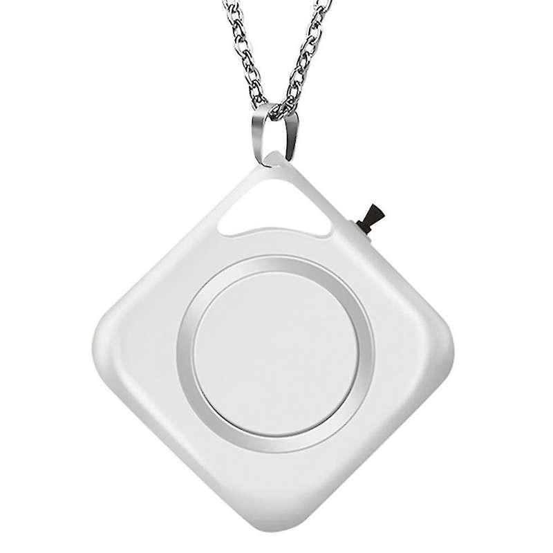 7 Million Negative Ion 600mah Battery Hanging Neck Air Purifier White