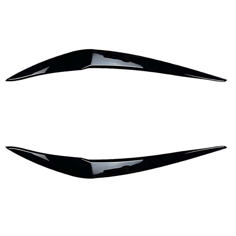 Glossy Black Headlights Eyelids Cover For-bmw 1 Series F20 118i 15-19
