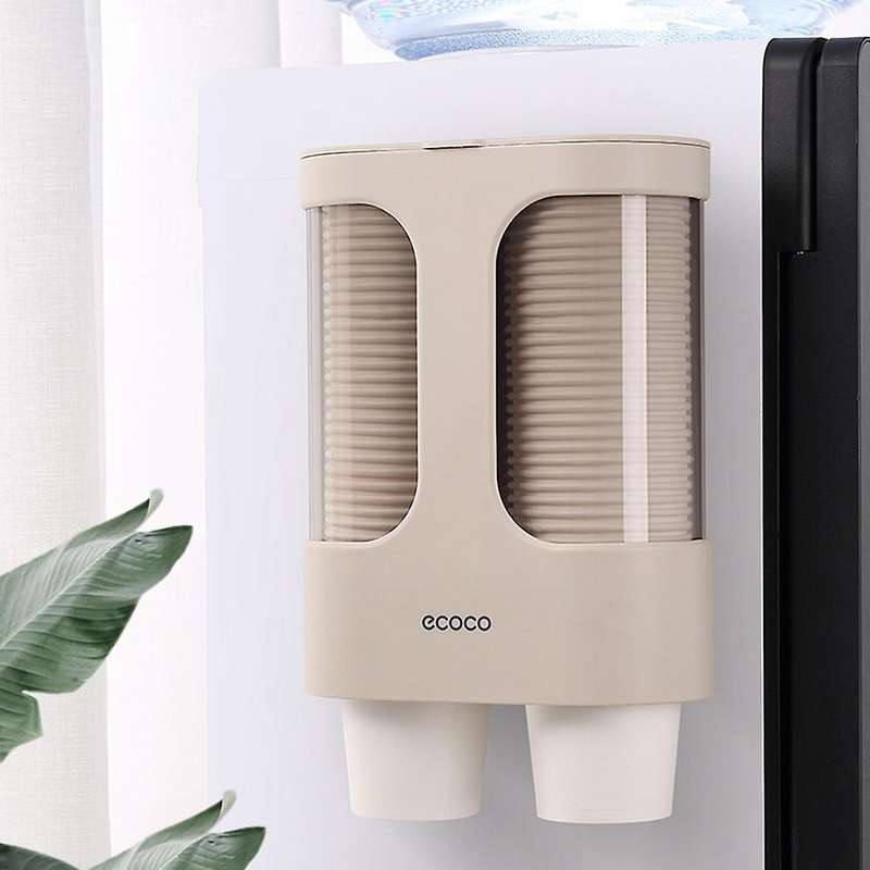 Ecoco Disposable Paper Cups Holder for Dispenser Wall Auto Rack-a