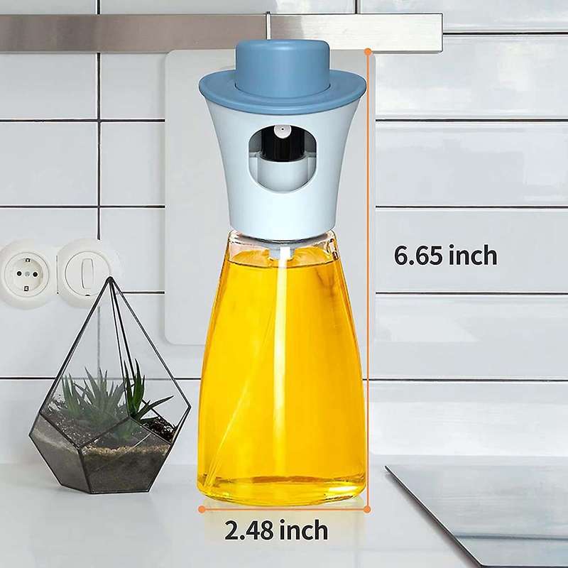 Cooking Olive Oil Sprayer 180ml Oil Bottle for Salad/bbq/baking,blue