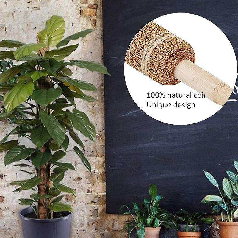 45cm Plant Support Totem Pole Coir Moss Stick for Creepers Plant 5pcs