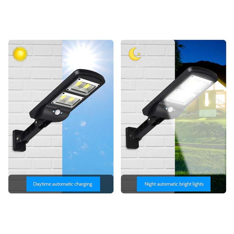 Waterproof Remote Control Solar Lamp for Garden Security Wall Light