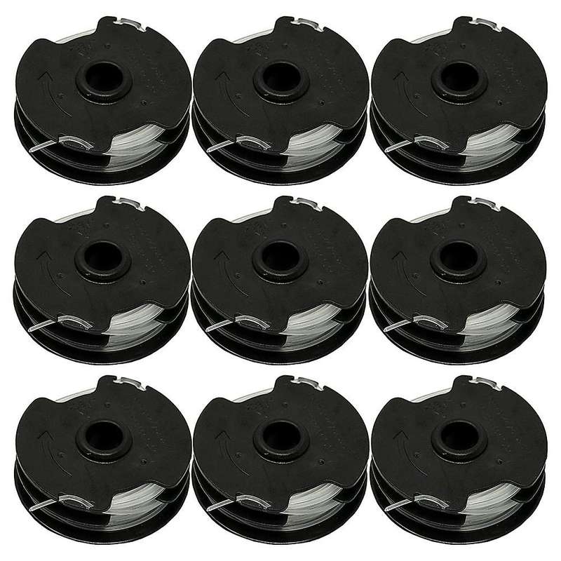 9 Pack Grass Trimmer Spool for Parkside Prta 20 Li C3 Ian351753