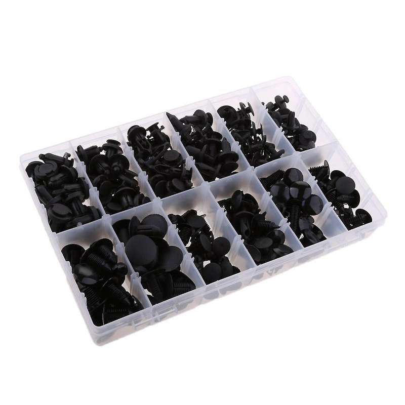 240 Piece Push Retainer Assortment Kit for Ford Honda with Clear Case