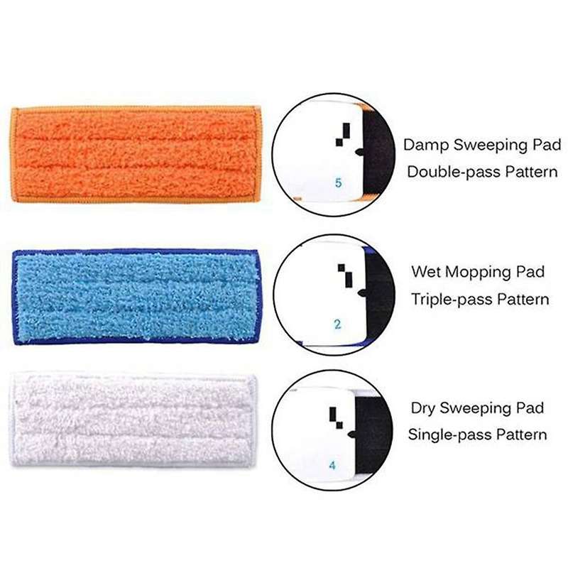 Wet/dry/damp Mopping/sweeping Pad for Irobot Braava Jet 240 241 Robot
