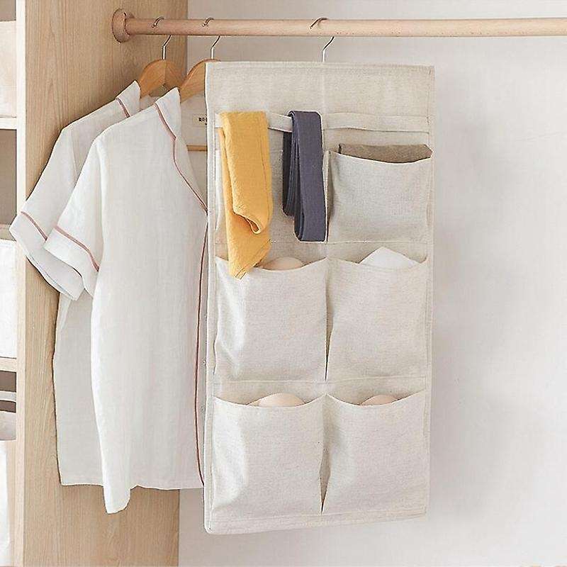 Double-sided Wall Hanging Storage Bags Door Underwear Organizer