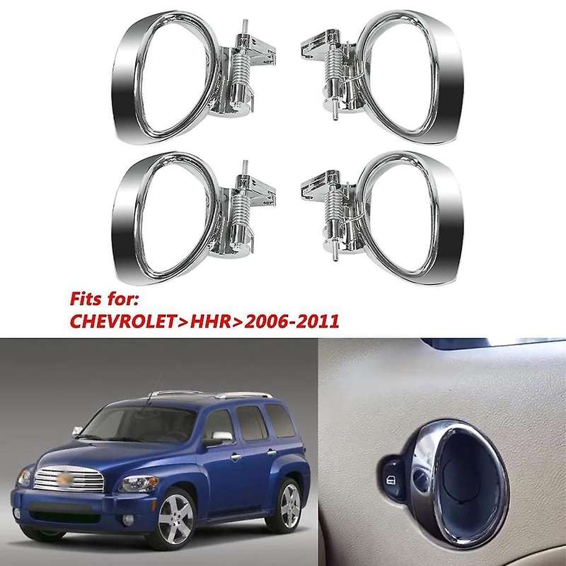 Interior Door Handle Front Rear Driver & Passenger Side Pair