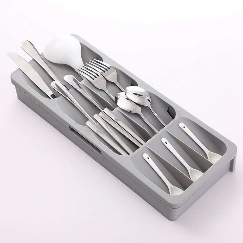 Cutlery Storage Box Fork Spoon Container for Kitchen Utensils B