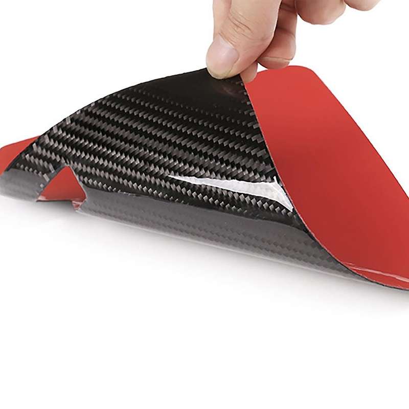 Car Soft Carbon Fiber Central Storage Box Cover for Touareg 2011-2018
