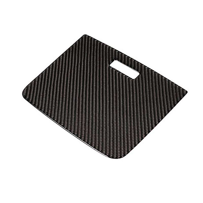 Car Soft Carbon Fiber Central Storage Box Cover for Touareg 2011-2018