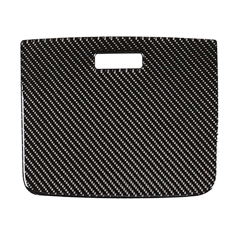 Car Soft Carbon Fiber Central Storage Box Cover for Touareg 2011-2018