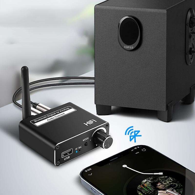 Audio Converter Digital-to-analog Optical Coaxial to Stereo 3.5mm R/l