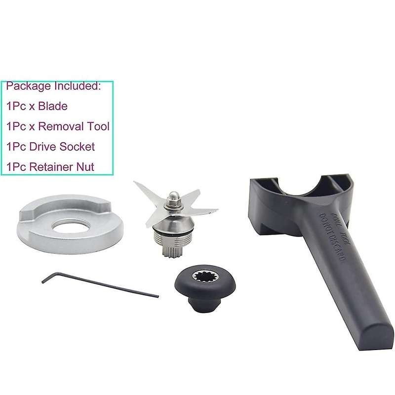 Blender Wet Blade Repair Kit Include Wrench, Removal Tool