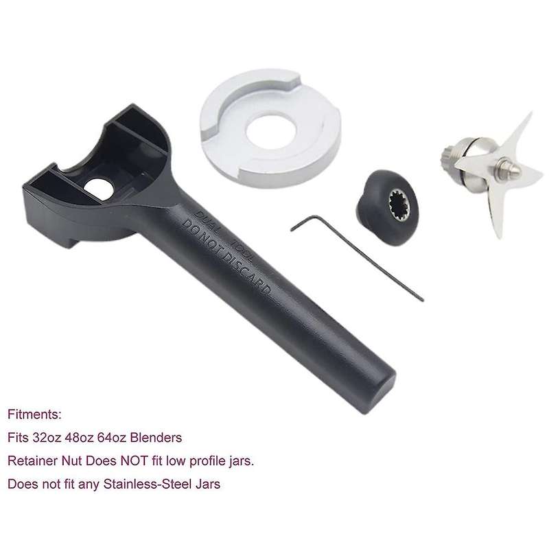Blender Wet Blade Repair Kit Include Wrench, Removal Tool