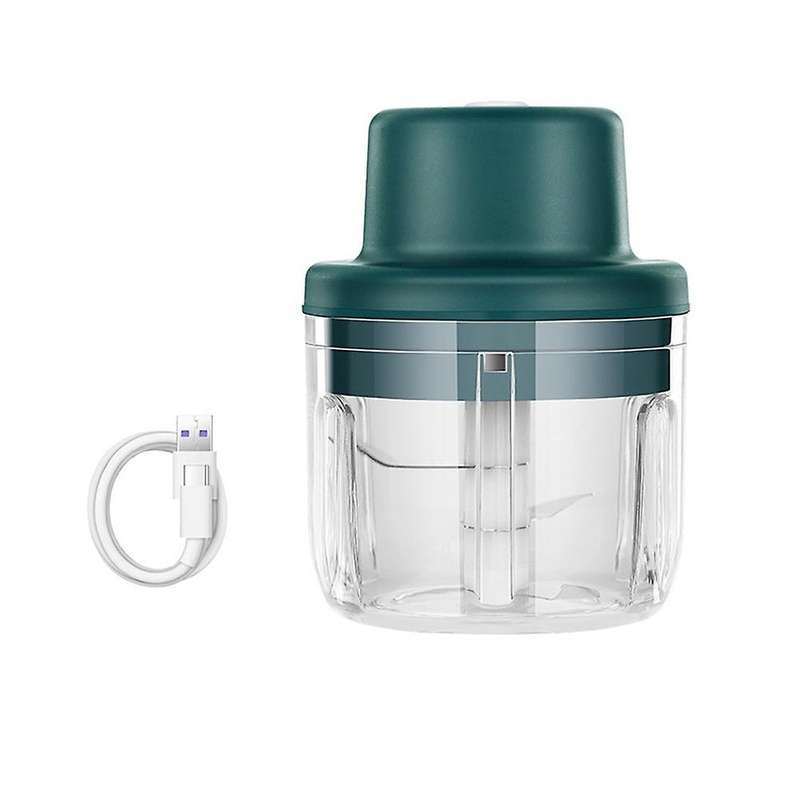 Electric Garlic Chopper Food Slicer, Wireless Food Processor 300ml