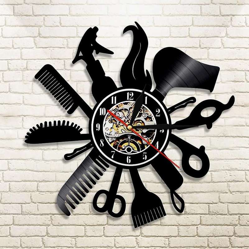 Washing, Cutting and Blowing Series, Wall Lamp, Cool Digital Clock