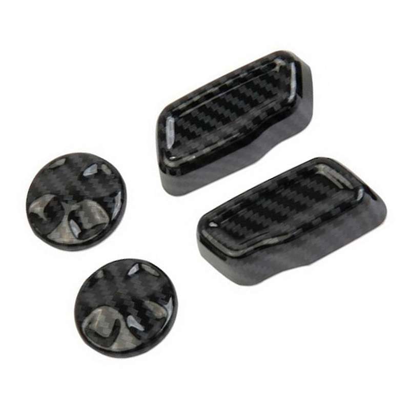 Car Carbon Fiber Seat Buttons Cover for Jeep Grand Cherokee 2021 2022