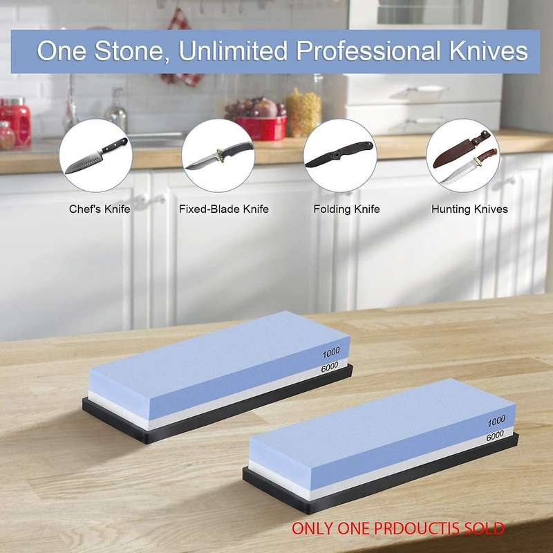 Whetstone Set 2 Side Grit 1000/6000 Knife for Sharping Knives Best