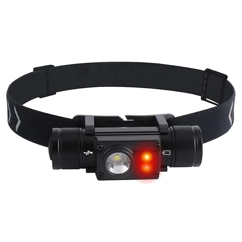 Hp 500 Led Head Light Lamp Powerful 18650 Battery,side Red Light