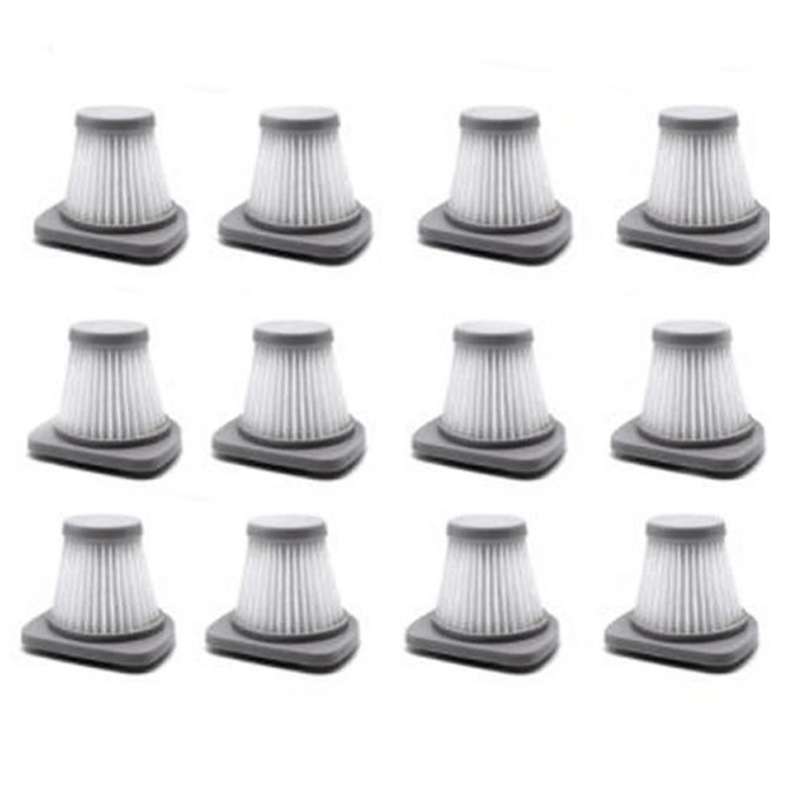 12pcs Hepa Replaceable Filter for Midea Sc861 Sc861a Washable Filter
