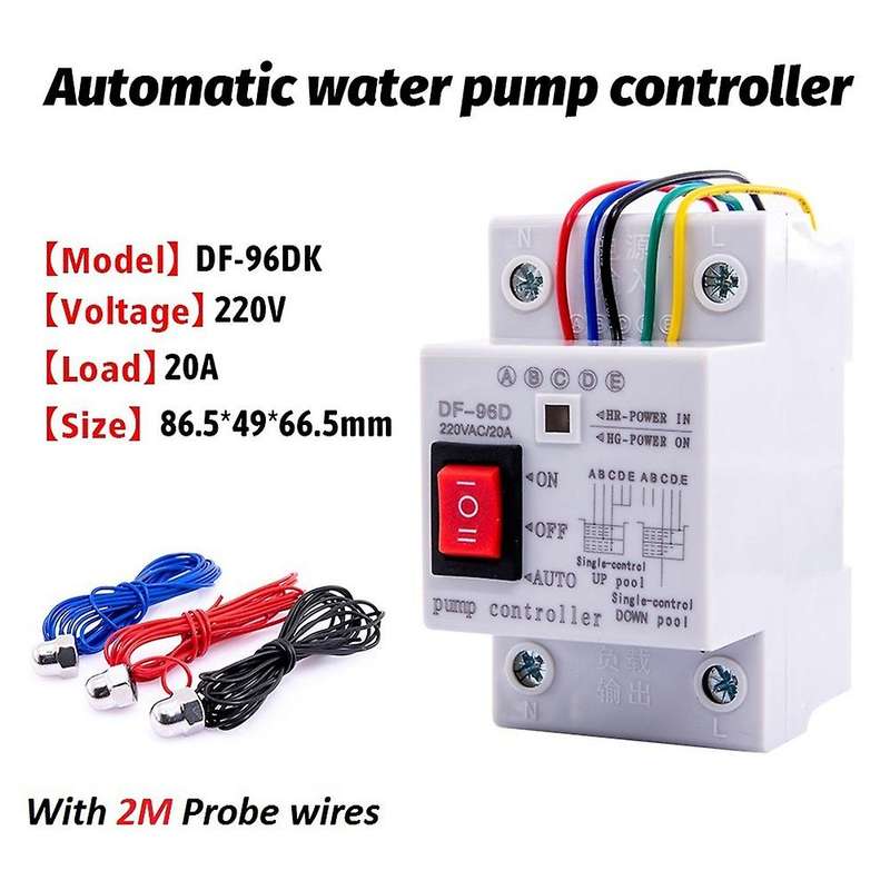 Df-96d Automatic Water Level Controller Switch 20a 220v 2m Wires