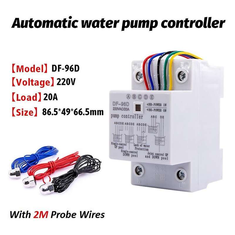 Df-96d Automatic Water Level Controller Switch 20a 220v 2m Wires