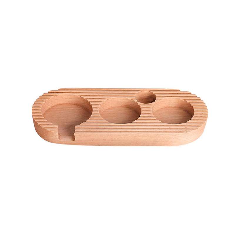 Coffee Press Handle Holder Solid Wood 58mm Machine Handle Base