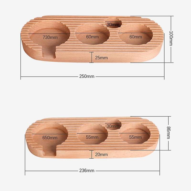 Coffee Press Handle Holder Solid Wood 58mm Machine Handle Base