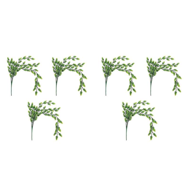 6pcs Artificial Flower Fake Hanging Vine Greenery Front Porch Decor