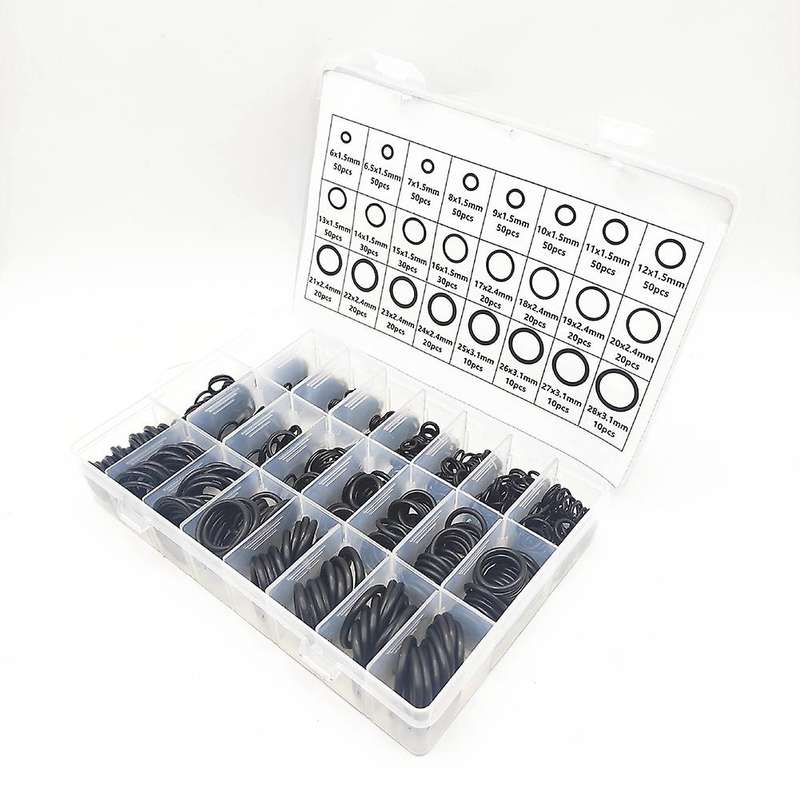 740pcs Nbr Seal Ring Kit Nitrile Rubber Sealing Ring with 4 Tools