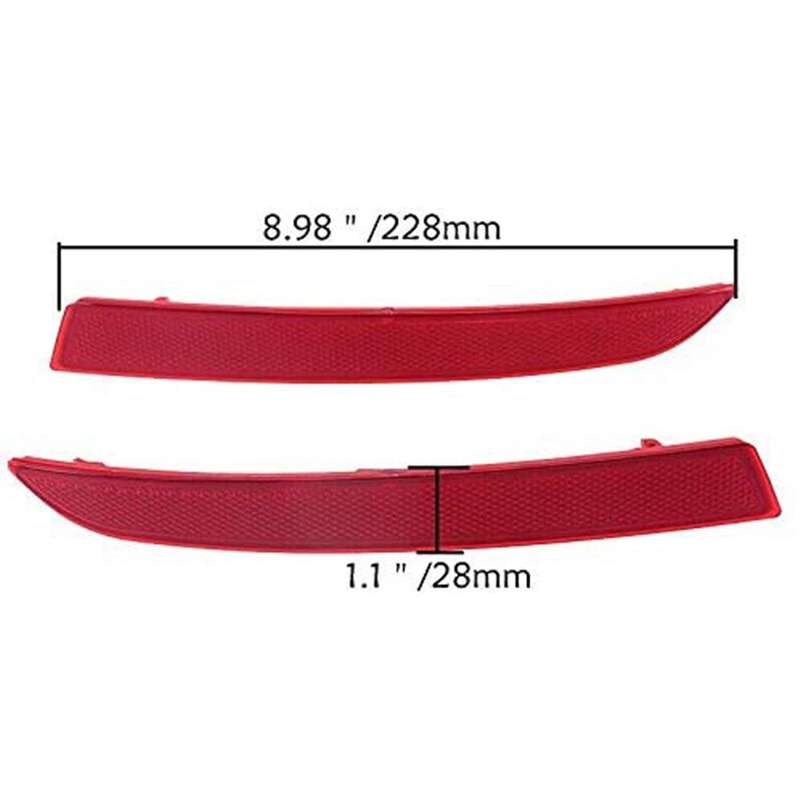 Rear Bumper Reflector Light Trim Warning Lamp for Bmw F10 F18 520d