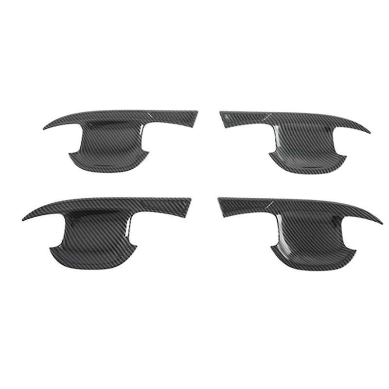 Carbon Fiber for Kia Car Exterior Door Handle Bowl Cover Trim Sticker