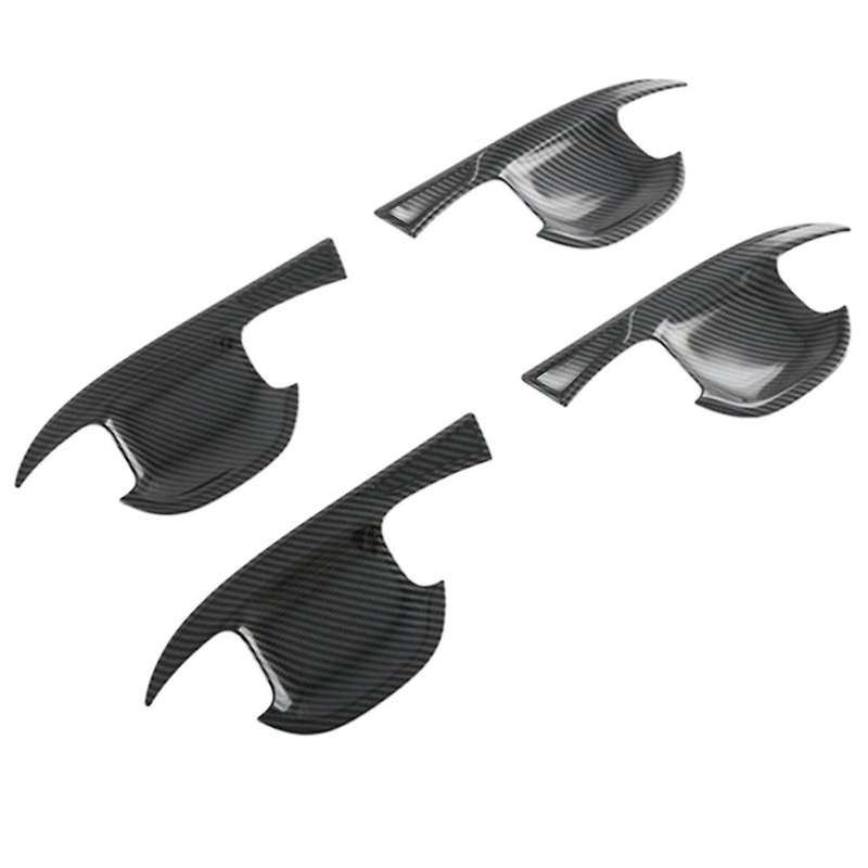 Carbon Fiber for Kia Car Exterior Door Handle Bowl Cover Trim Sticker