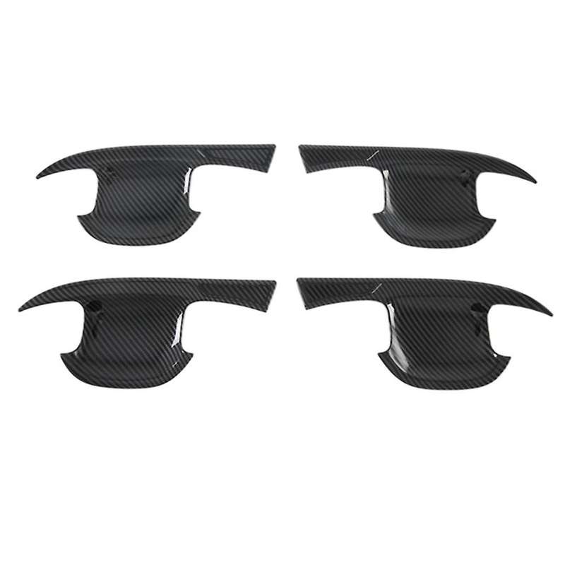 Carbon Fiber for Kia Car Exterior Door Handle Bowl Cover Trim Sticker
