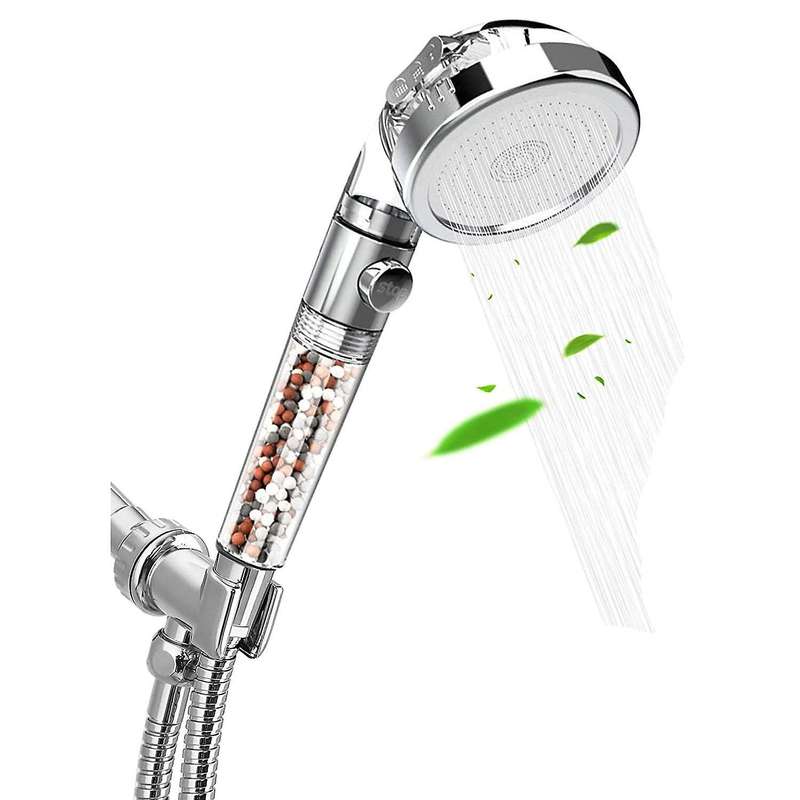 Shower Head Hand for Higher Water Pressure with Water Filter Function