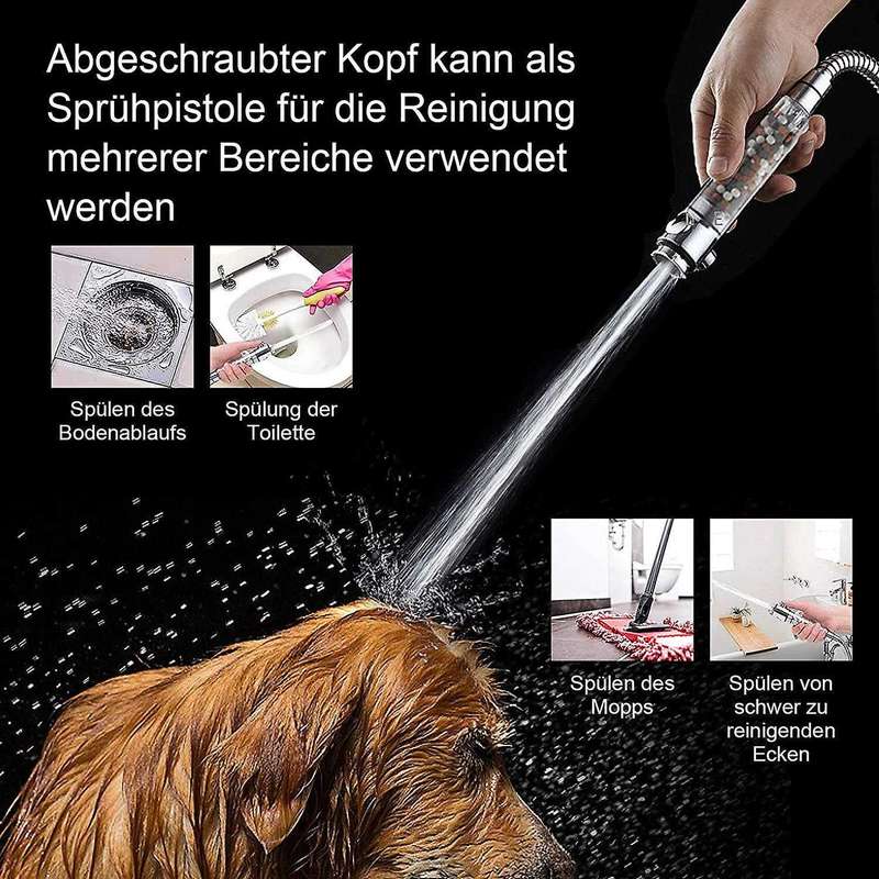 Shower Head Hand for Higher Water Pressure with Water Filter Function