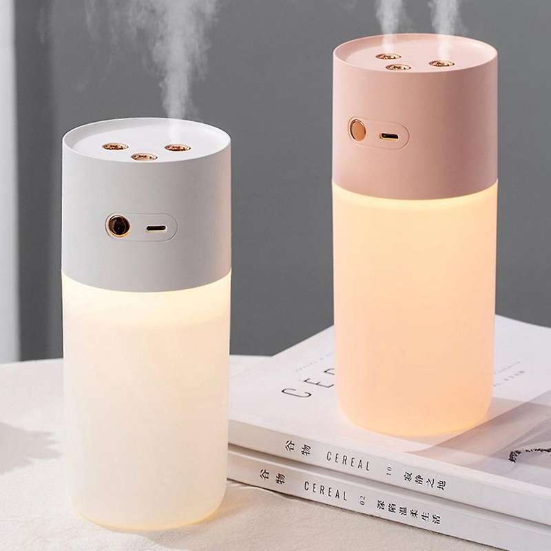 Humidifier 400ml Essential Oil Diffuser,dual-channel Spray,pink