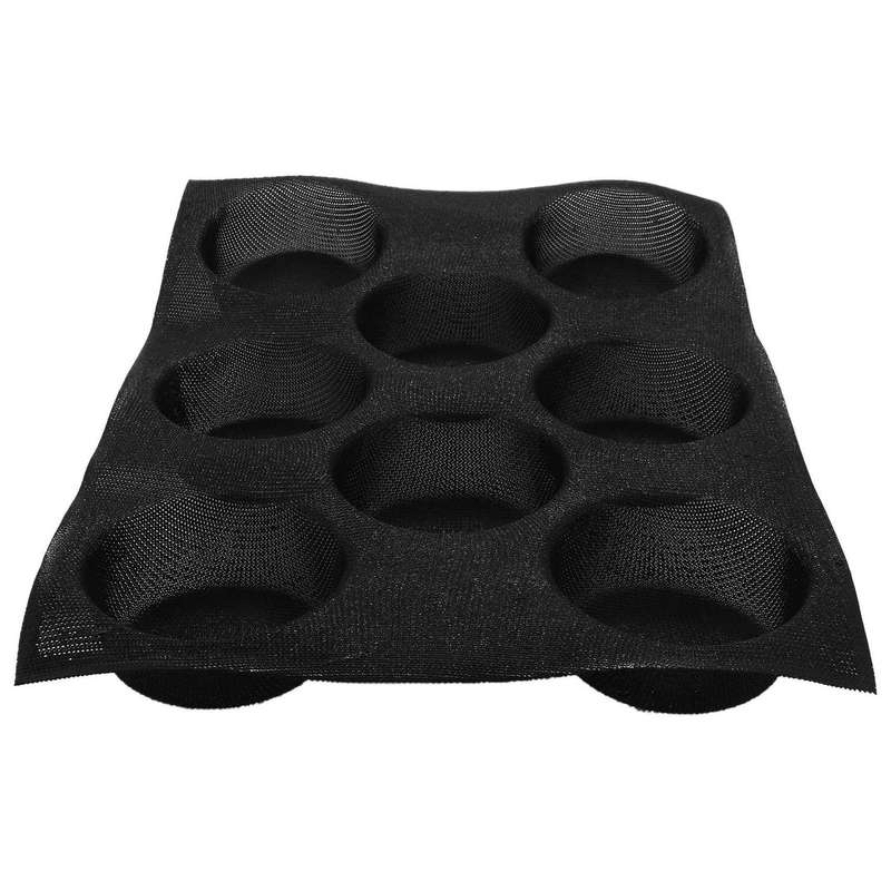 Baking Silicone Hamburger Bread Forms Perforated Baking Molds