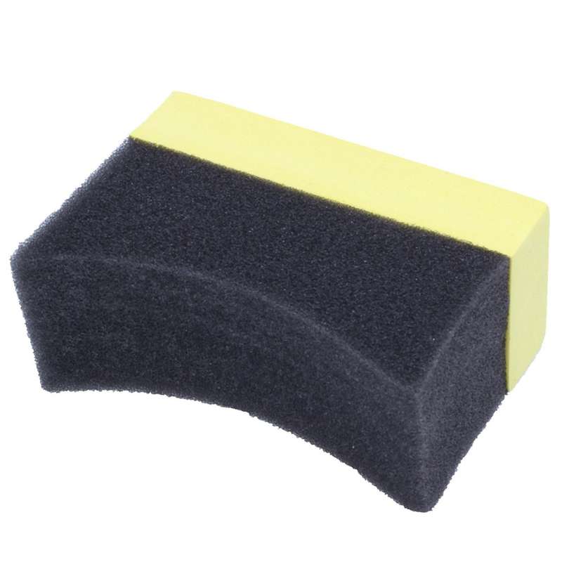 Car Tyre Brush Sponge Tire Dressing Applicator Crescent-shaped
