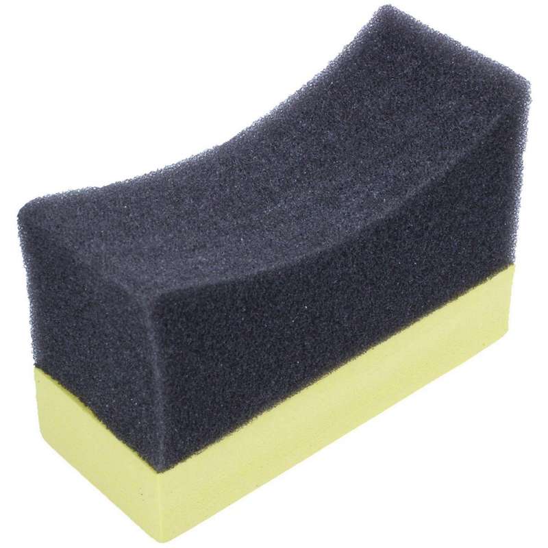 Car Tyre Brush Sponge Tire Dressing Applicator Crescent-shaped