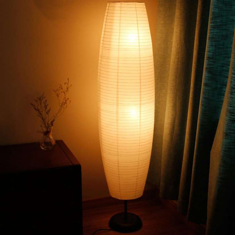 Rice Paper Floor Lamp Creative Tall Lamp Lights Living Only Lampshade