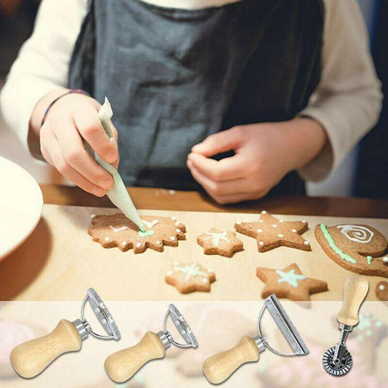 Dumpling Mould Ravioli Cutter Pizza Dough Press Round Square Roller