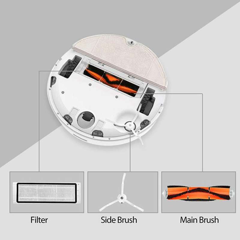 Side Brush Main Brush Mop Cloth for Xiaomi Roborock S5 S50 S51 S55 S5