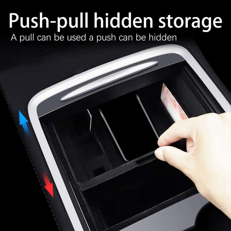 Suitable for 21 Tesla Model3/y Central Control Storage Box
