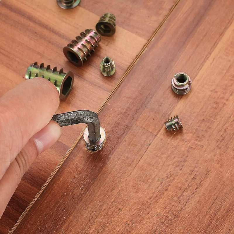 230 Threaded Nut Inserts, M4/m5/m6/m8/m10 Zinc Alloy Threaded