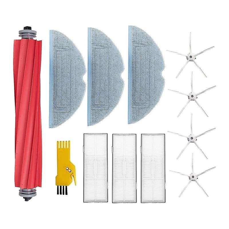 For Roborock S7 T7s T7 Plus Robot Vacuum, Roll Brush Filter Mop Pads