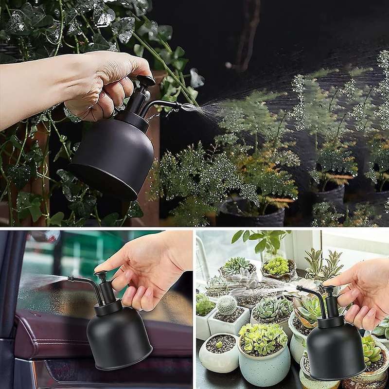 Plant Mister,stainless Steel Plant Mister Spray Bottle,black