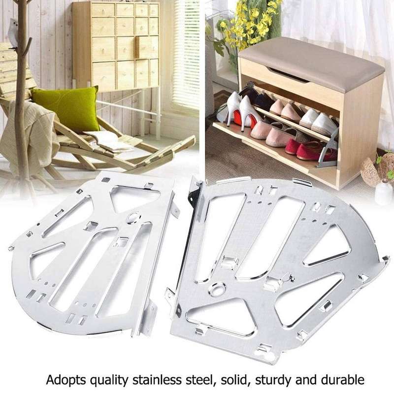 Stainless Steel Hinge Shoes Drawer Cabinet Skeleton Support (3 Layer)