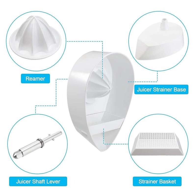 4pcs Citrus Fruit Juicer Attachment for Kitchenaid Vertical Mixer Aid